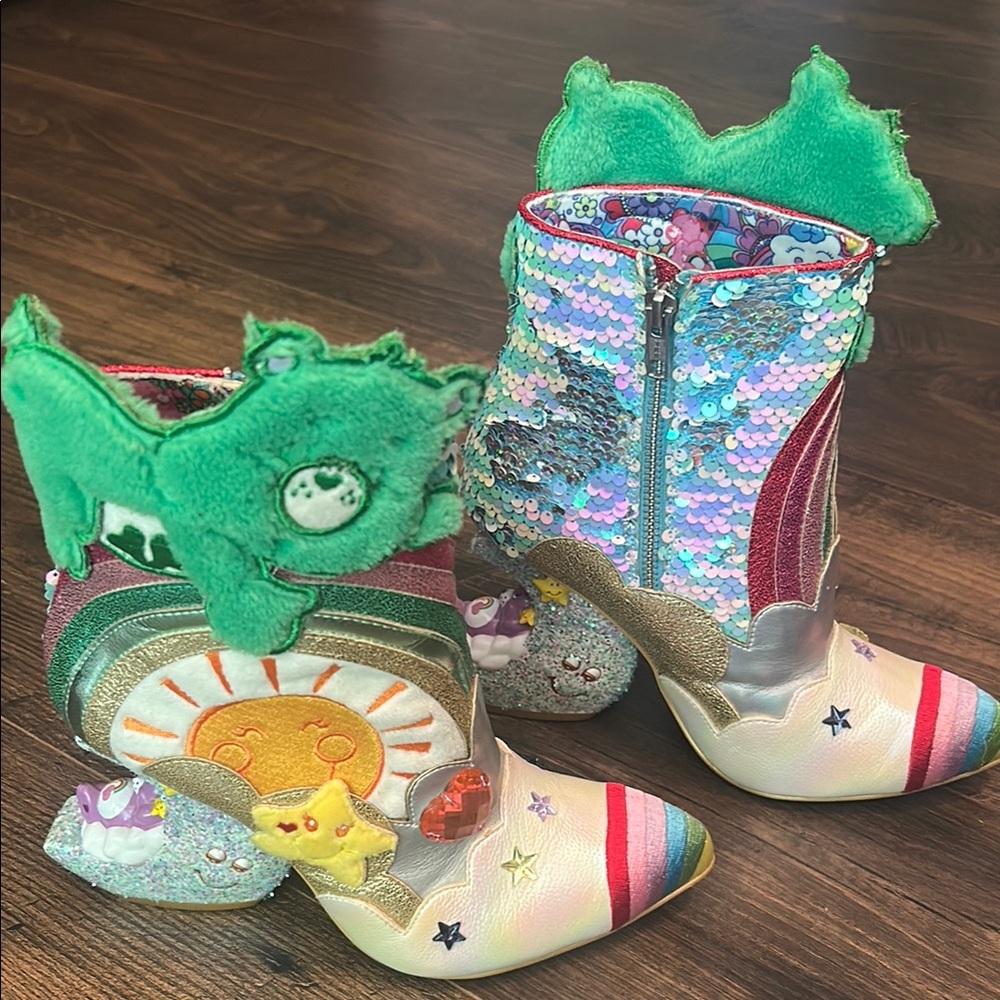 Irregular Choice care Bear boots 38 - Picture 4 of 10